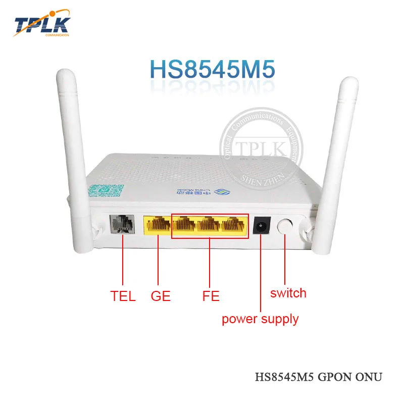 Оригинальная старая версия HS8545M5 Gpon WiFi Ont onu 1GE + 3FE VOICE WIFI USB модем Firmwarel на английском