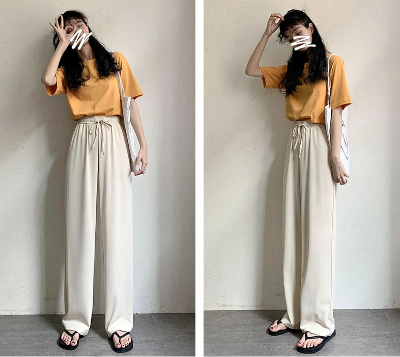

wide leg pants women's high waist