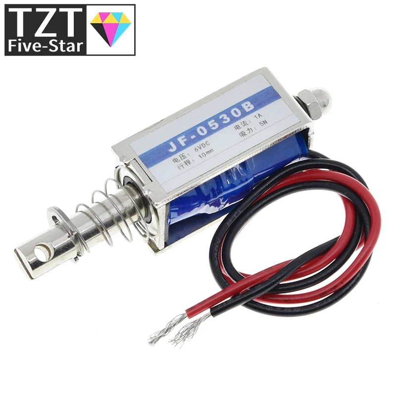 TZT JF-0530B 6 в 12 В 24 пост. Тока Push &amp Pull Тип открытая рама электромагнит сила удержания