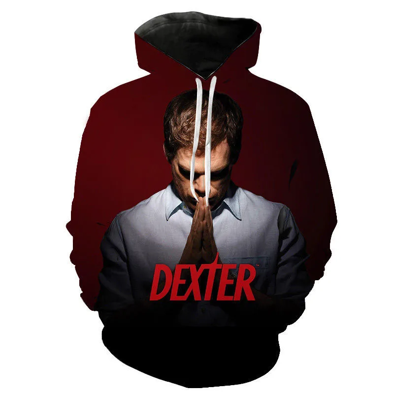 

Dexter 3D Printed Hoodies TV Series Fashion Sweatshirt Men Women Casual Oversized Hoodie Tracksuit Harajuku Un Men-Pullovers
