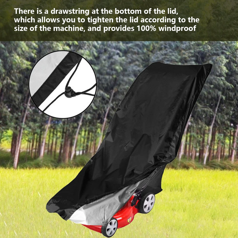 

210D Waterproof Dustproof Oxford Lawn Mower Cover Dustproof Weeder Shield Cover Sunscreen Sunblock Shade Cloth Net