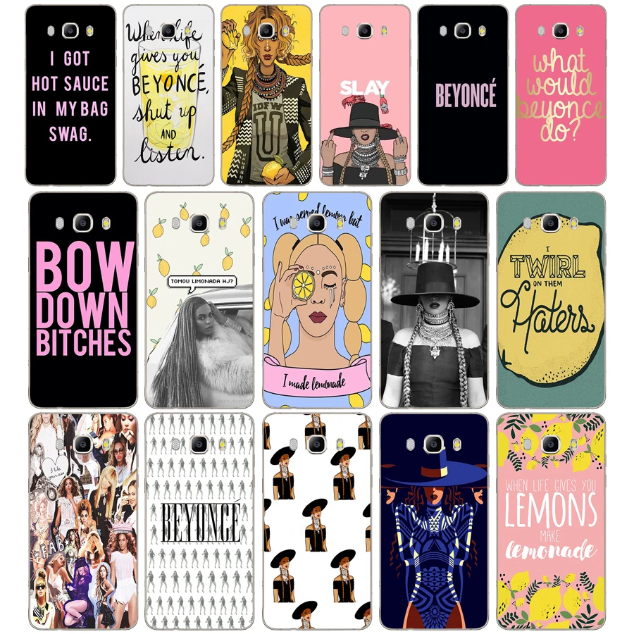 24DD beyonce lemonade мягкий силиконовый чехол для Samsung Galaxy a3 a5 2017 A6 A8 2018 j3 j5 j7 2016 | Мобильные