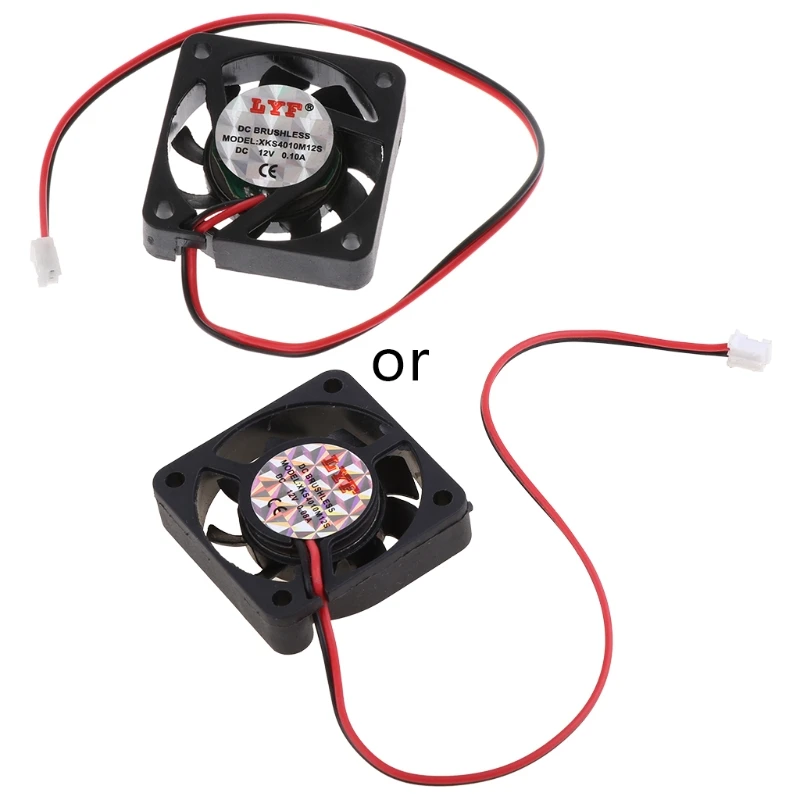 

2 Pin Cool DC 12V 40mm Cooler Cooling Fan Brushless For VGA Video Graphics