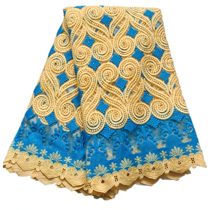 

Blessing French Net Laces Fabrics High Quality Tulle African Laces Fabric For Party Nigerian Tulle Lace Material With Stones