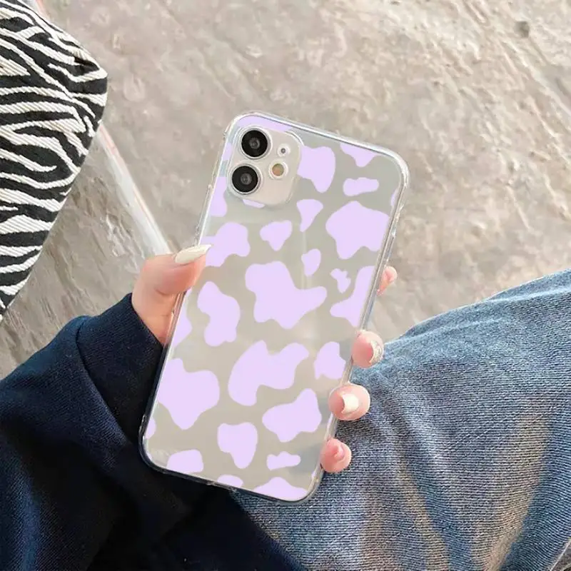 

color Print fashion Pattern texture Phone Case Transparent Clear for iPhone 11 12 mini pro XS MAX 7 8 6 6S Plus X 5S SE 2020 XR