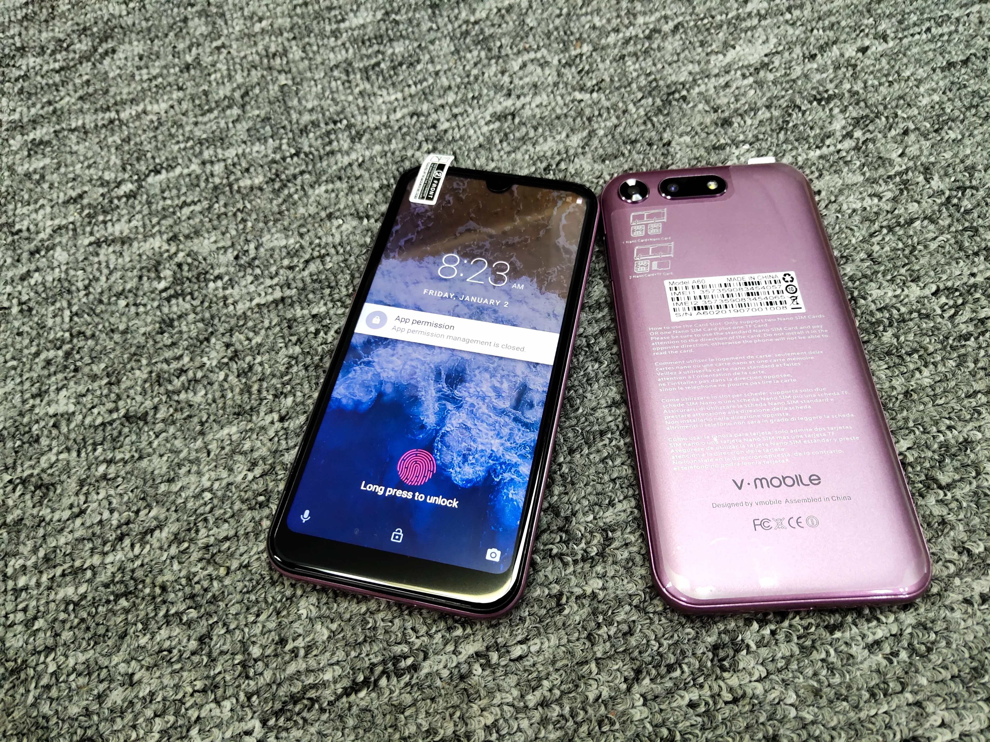 4G LTE 3 ГБ RAM 32 Гб ROM TEENO Vmobile A60 мобильный телефон Android 8,1 5," HD+ 2.5D ips 3800mAh 4G Celular смартфон мобильный телефон