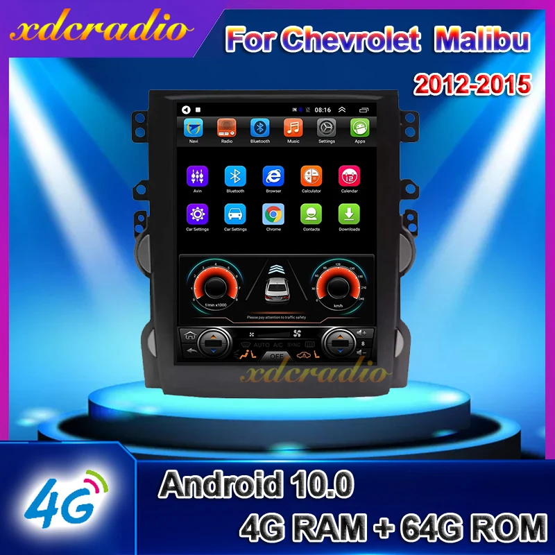 Xdcrradio 12 1 &quotAndroid 10 0 для Chevrolet Malibu автомобильное радио мультимедийный плеер авто GPS
