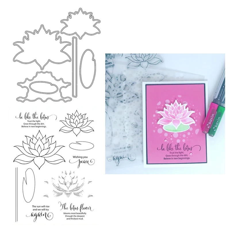 Новинка 2020 металлические штампы и прозрачные для скрапбукинга изготовления