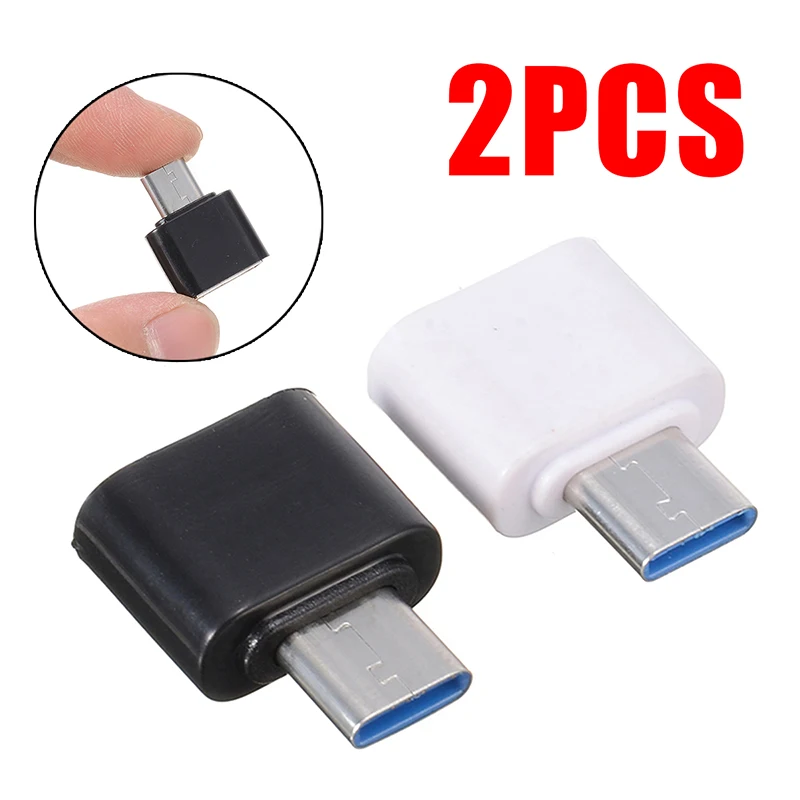 USB 3 1 type-C Мужской к 2 0 type A Женский OTG адаптер для передачи данных смарт-мобильных
