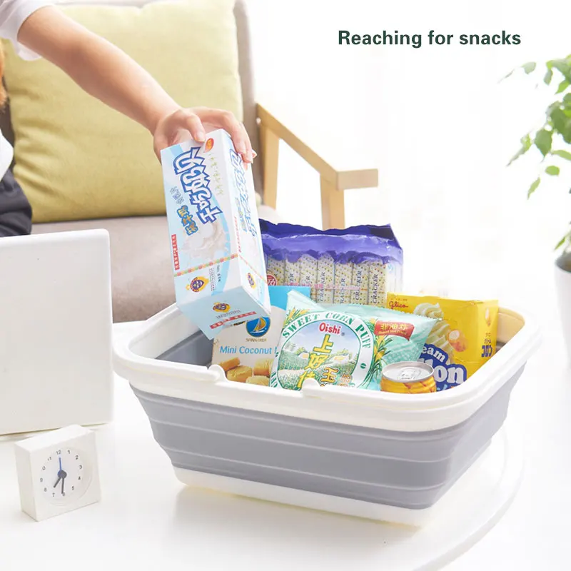 Бытовая Многофункциональная портативная складная корзина практичная для