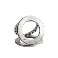pratical miniature thrust bearings metal sealed shielded 3 parts roll axial ball thrust bearing 51102 15 x 28 x 9mm