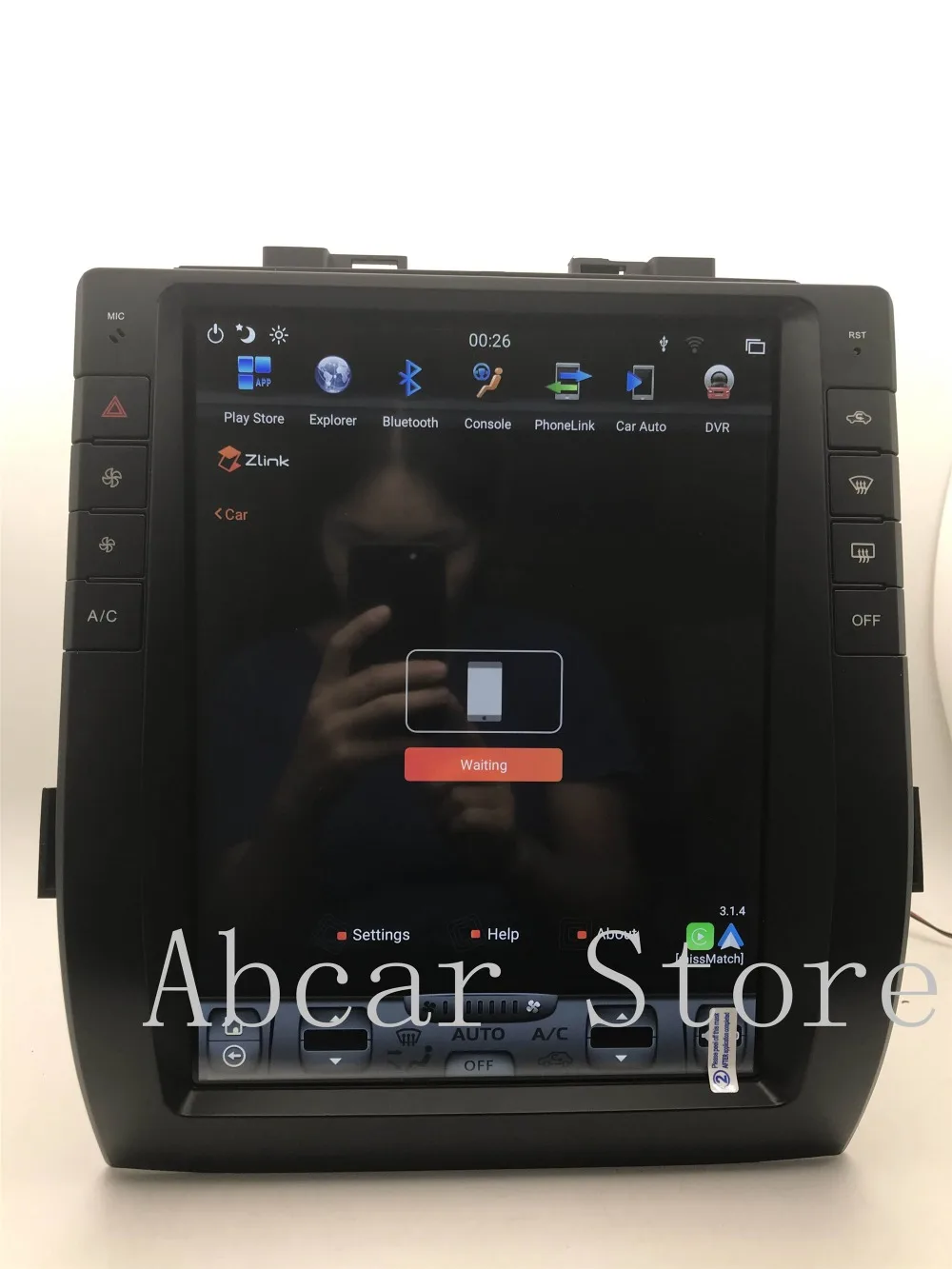 13 дюймов Tesla стиль Android 8,1 автомобильный dvd-плеер gps навигация радио авто px6 для Toyota alphard Vellfire 30 серии