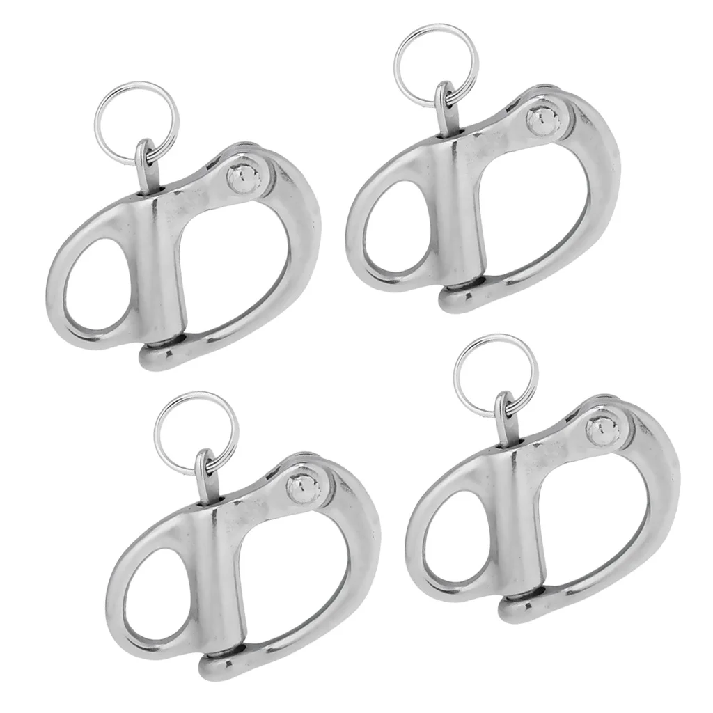 

4x фиксированная Скоба для глаз из нержавеющей стали, 3,2x2,0 см/1,26x0,79 дюйма