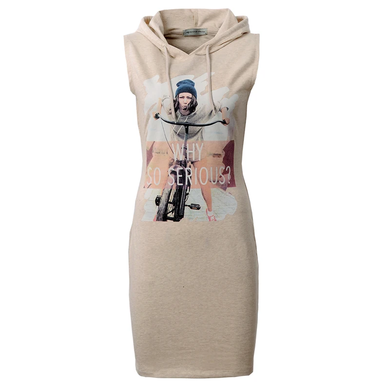 GLO STORY женское платье с капюшоном модное трикотажное облегающее повседневное