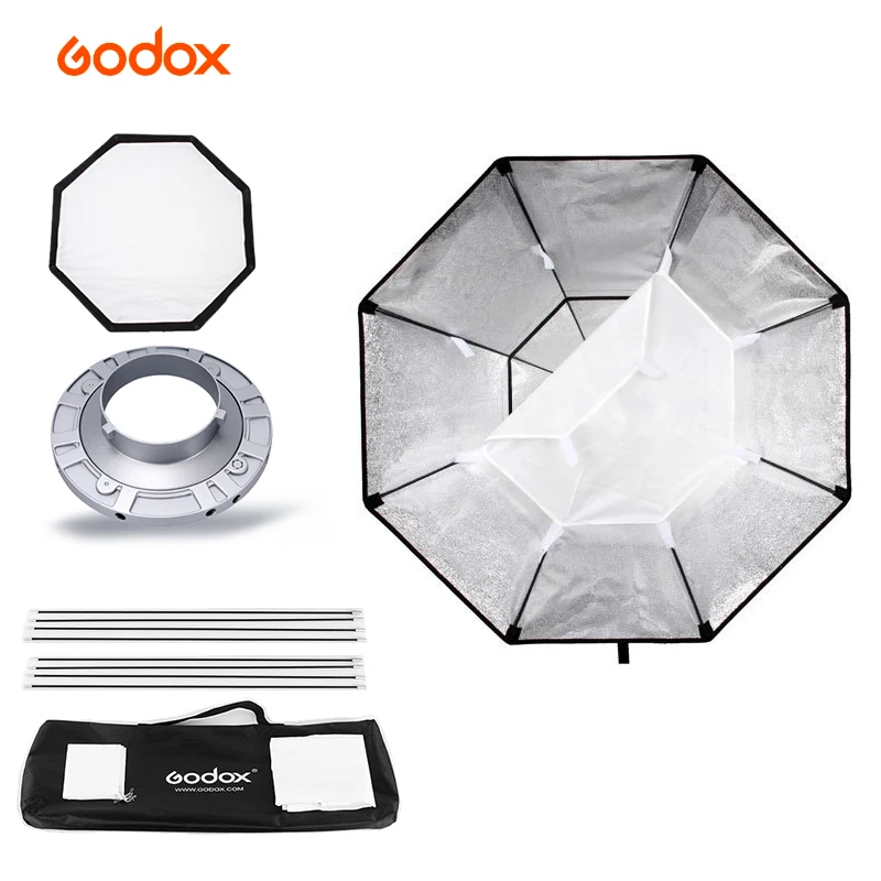 Софтбокс Godox Octagon 95 см 37 дюймов с креплением Bowens для студийной фотосъемки |