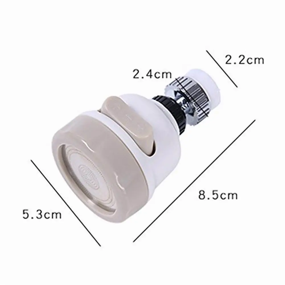 

Swivel 360 Rotate 3-Speed Adjustable Water Saving Faucet Mixers &Taps Aerator Nozzle Filter Bathroom Kitchen Faucets Accessories