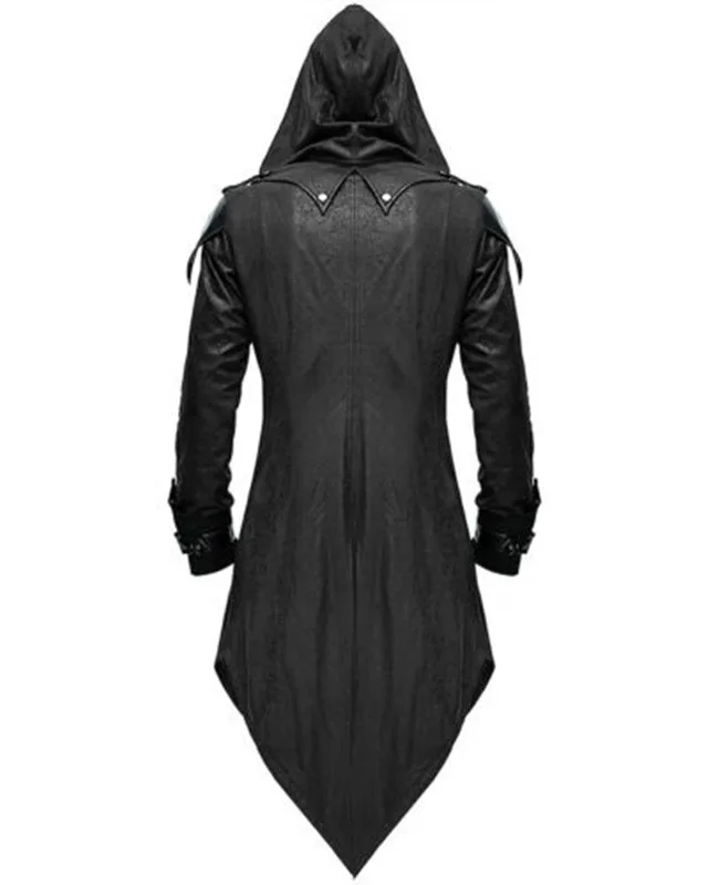 Хэллоуин средневековый костюм для мужчин размера плюс Ретро винтажный плащ