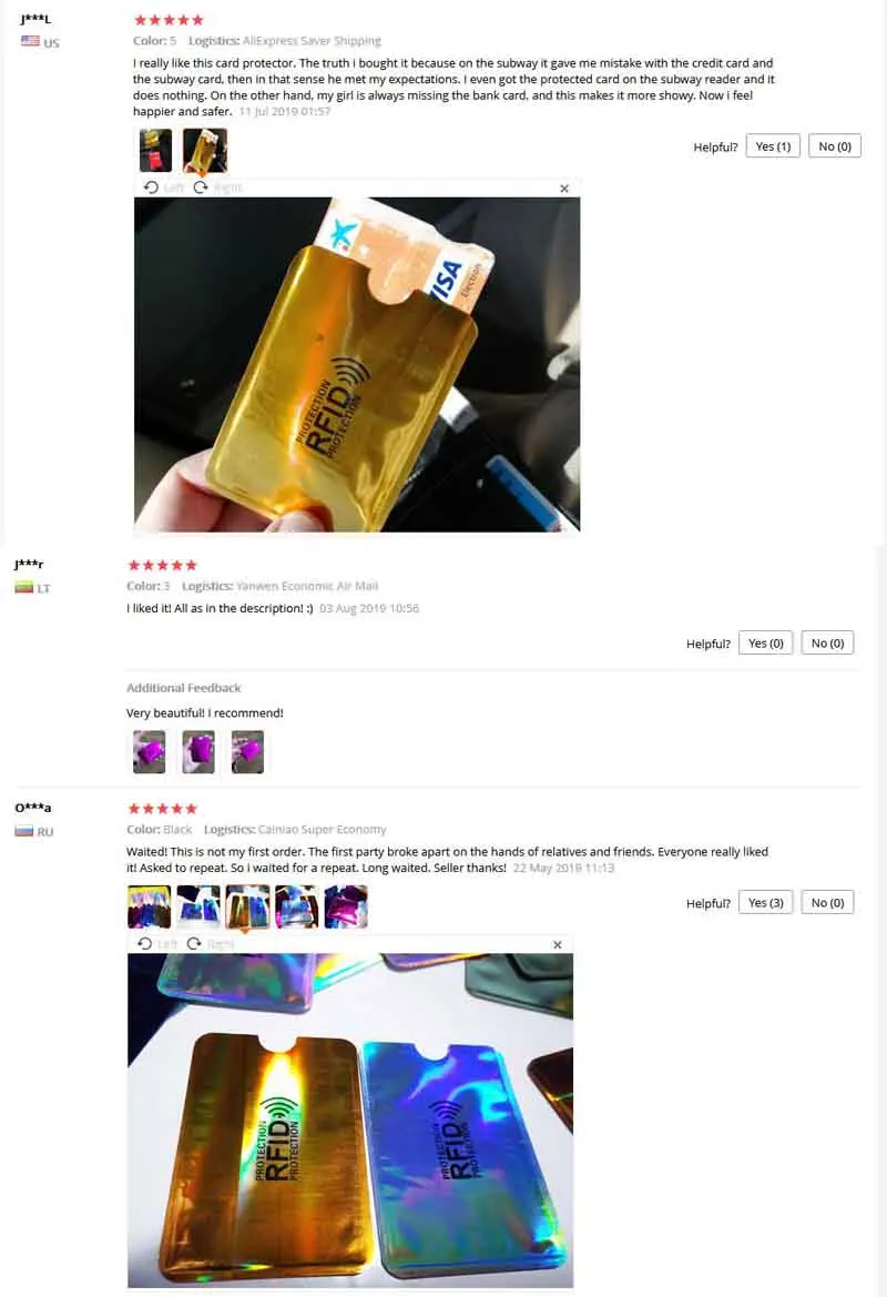5 шт./лот, Открытый Анти RFID кредитный держатель для карт, чехол для банковских карт, кошелек, блокировка, считыватель, замок, Противоугонная защита информации, сумка