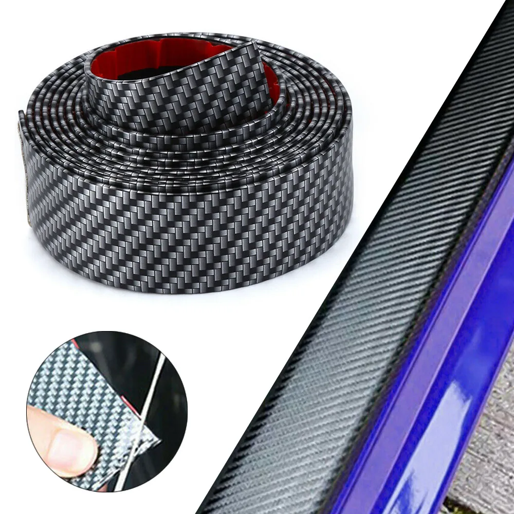 

2M Car Rear Boot Bumper Sill Body Guard Protector Rubber Plate Trim Strip Cover MOLDING EDGE GARNISH STRIP