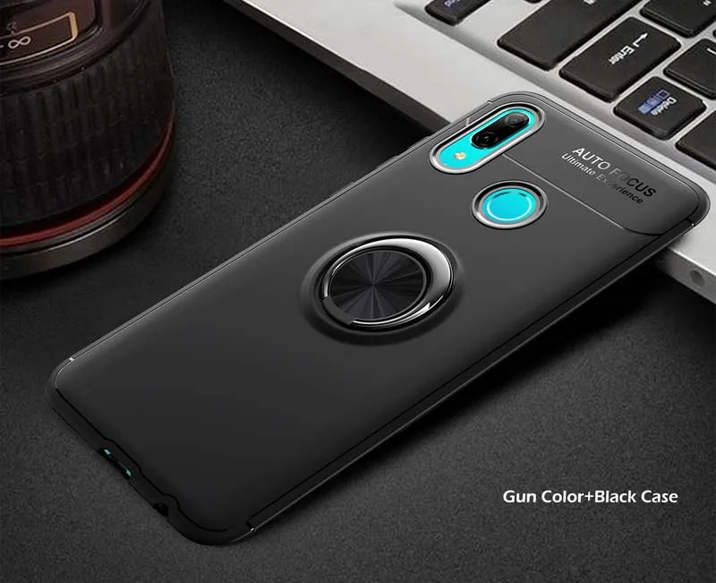 Чехол для huawei P Smart Plus, Силиконовый противоударный чехол для автомобильного кольца, чехол для huawei NOVA 2 Lite 2s 2i 3 3i 4 4e 5i 5 Pro
