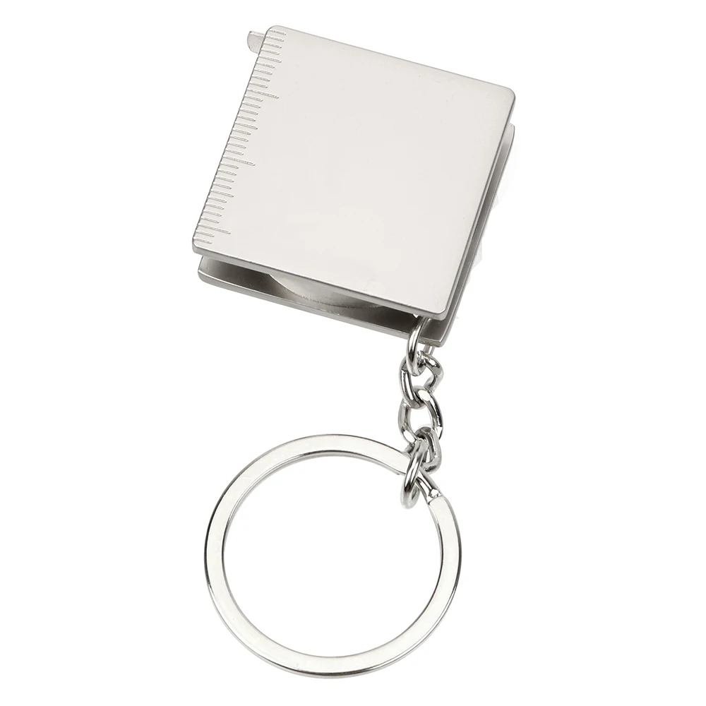 Tape Measure Pull Ruler Measuring Tools Keychain Key Ring Retractable Stainless Steel Keyring Gauging | Инструменты