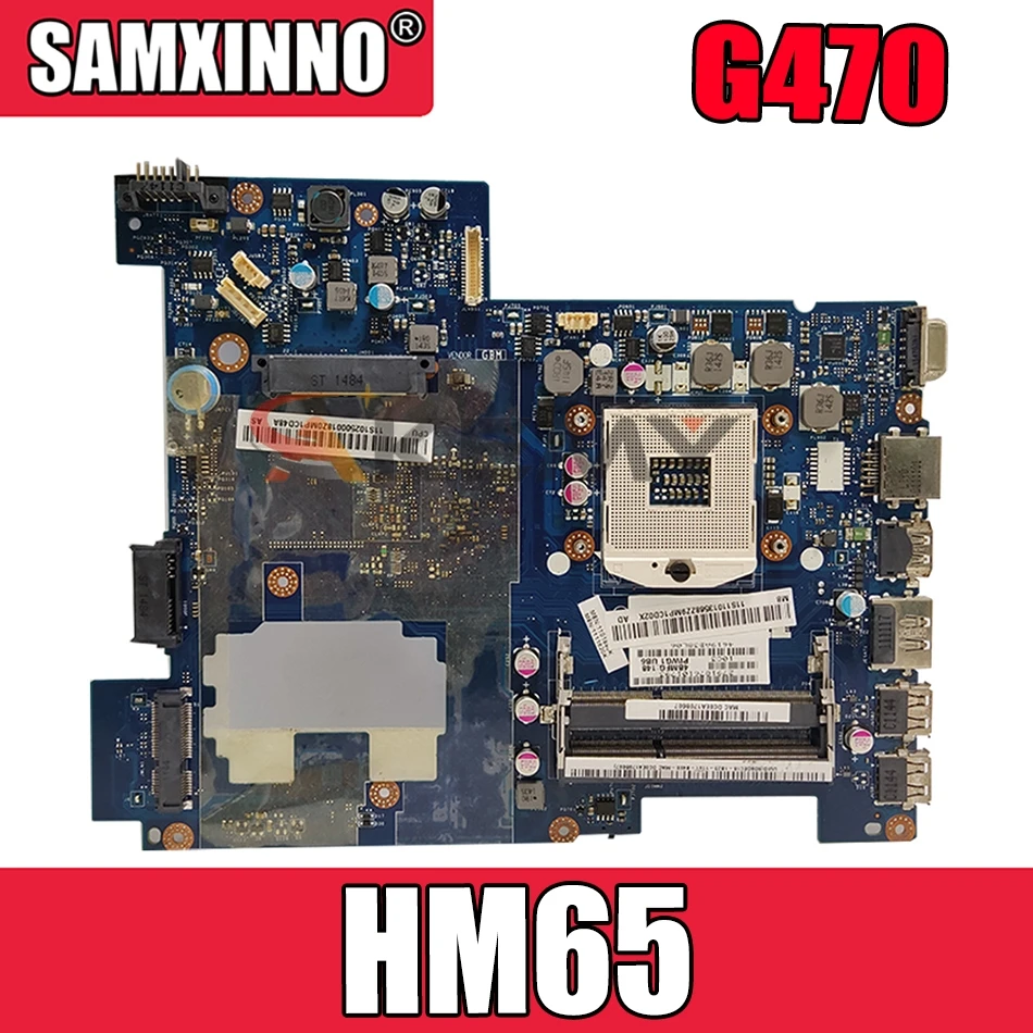 

For lenovo G470 Laptop motherboard PIWG1 LA-6759P HM65 DDR3 100% working well