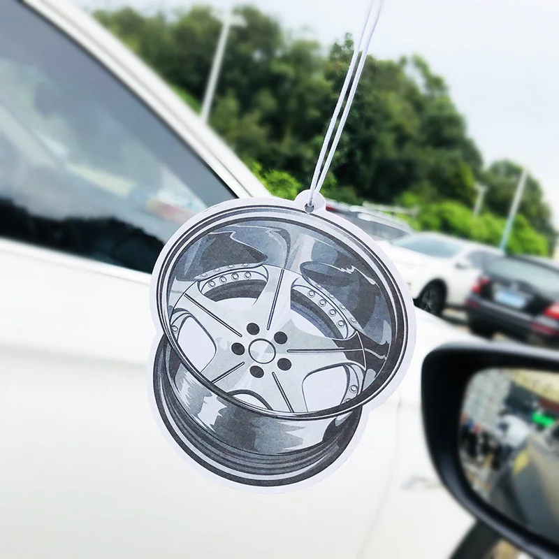 17 Peach taste JDM СТИЛЬ автомобиля заднего вида Mirrow Pendent освежитель воздуха твердый бумажный поршневой тормозной диск Nos турбоколесо обод амортизатор - Название цвета: 17 Peach taste