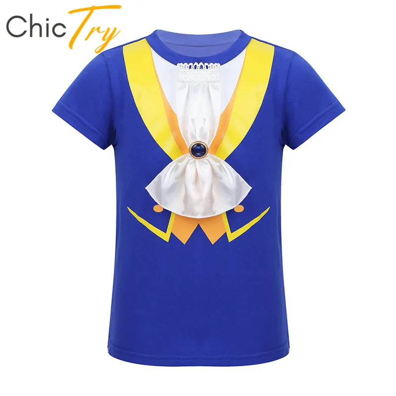 ChicTry/Детские вечерние футболки для костюмированной вечеринки на Хэллоуин с