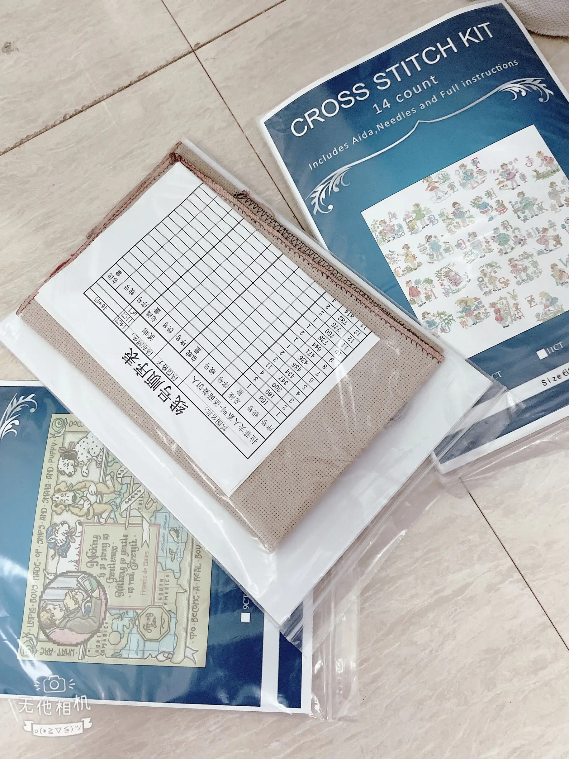 Наборы для вышивки крестом из натурального хлопка с длинным штапельным слоем