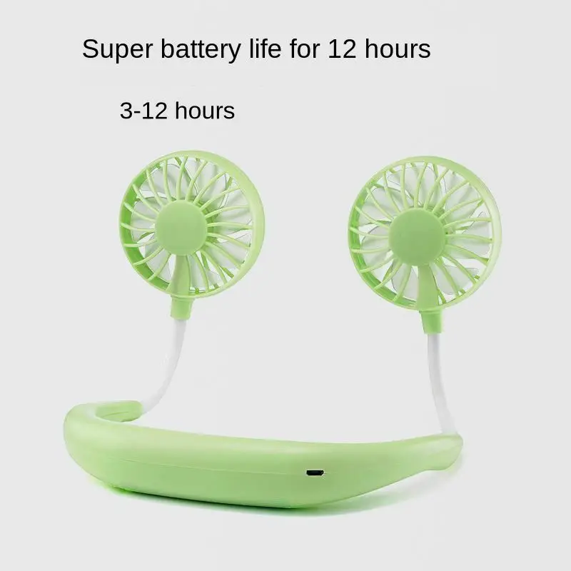 Летние кулеры шейные вентиляторы с USB перезаряжаемые свободные руки управляемые
