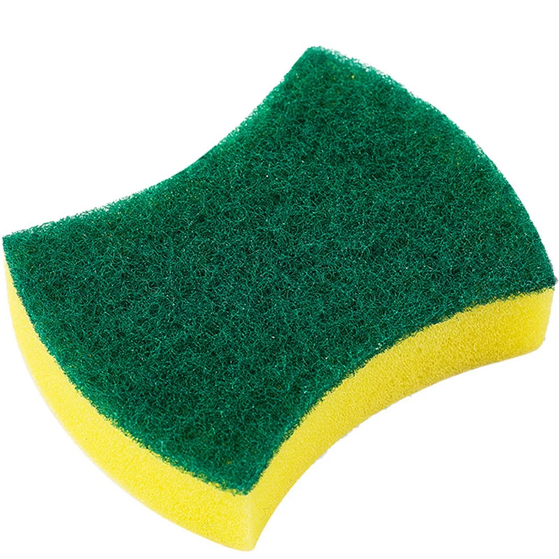

5pcs Scouring Pad Cleaning Brush Dishwashing Sponge Multi-Functional Fruit Vegetable Cutlery Kitchenware Brushes Kitchen Tools