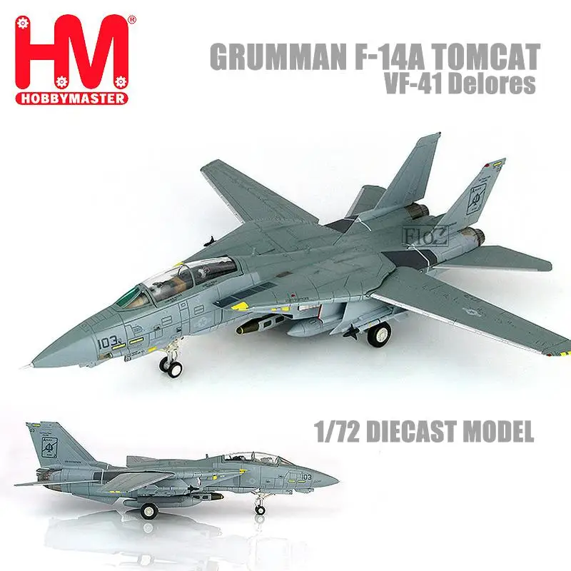 Хобби мастер Grumman F-14A Tomcat VF-41 Delores 1/72 литая модель самолета |