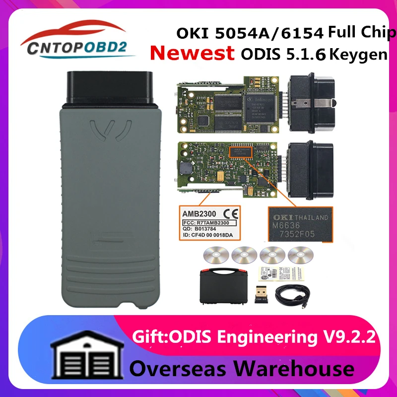 OKI 5054A ODIS V5.1.3 AMB2300 полный чип 6154 wifi V5.1.5 5054A Bluetooth считыватель кодов 6154 диагностический инструмент