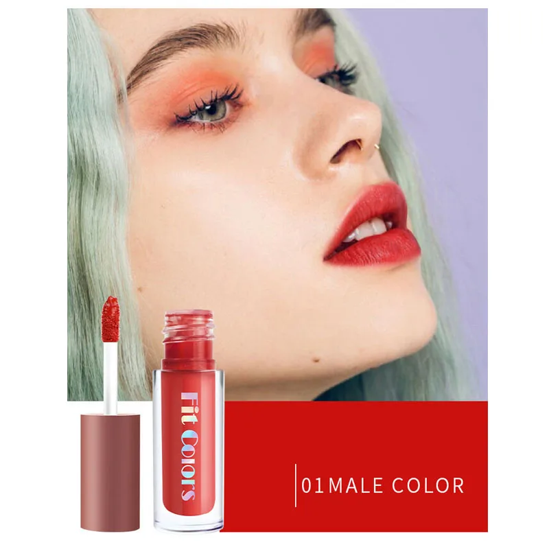 Помада карандаш для губ 4 цветов блеск стойкая увлажняющая косметика набор