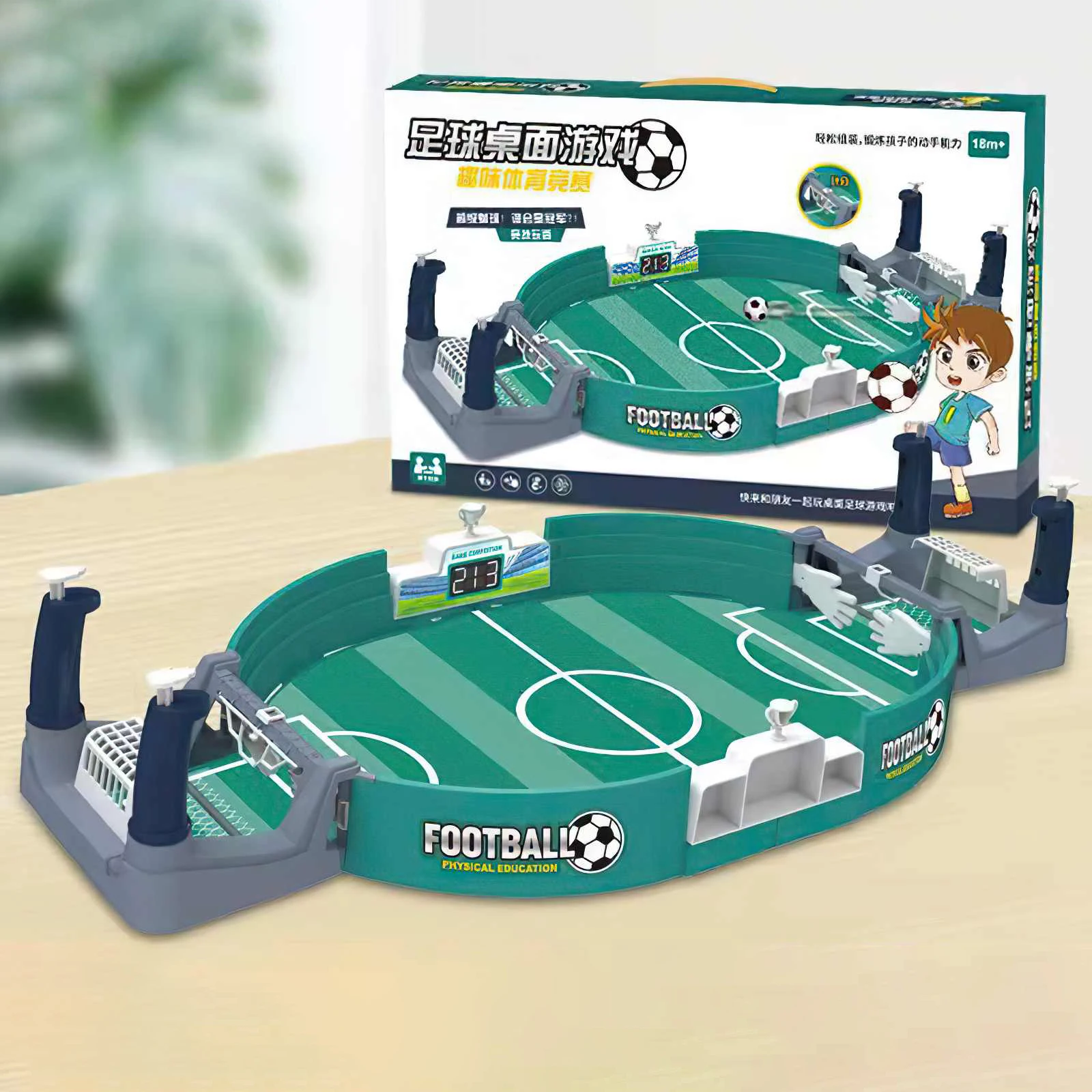 

Mini Football Table Game Toy Ability Enhanced Entertaining Training Football Field Gaming Toy Soccer Game Toy For Home Children
