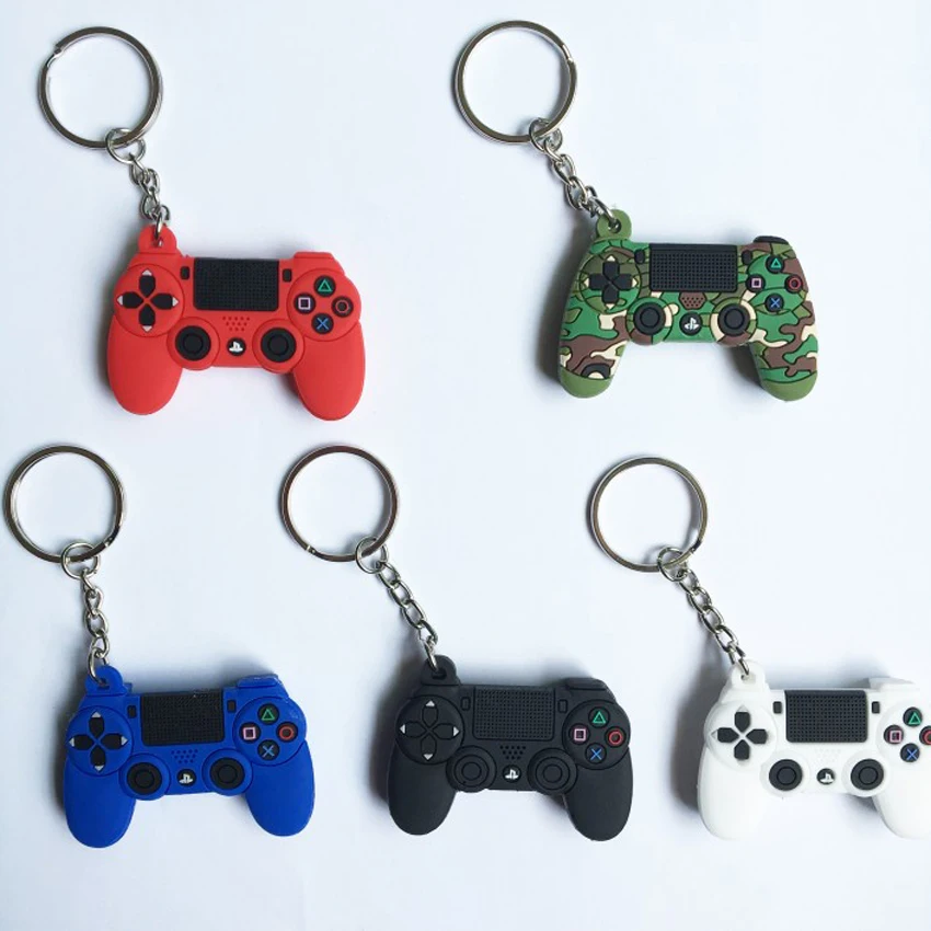 

Fashion Game Controller Keychains Gamepad Keyring Pendant Charm Video Game Party Favors Men Boy Christmas Gift