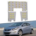 3x для Hyundai Elantra MD UD Mistra CF 2011 2012 2013 2014 2015 Внутреннее освещение купольная карта комната крыша светодиодные лампы лампа для чтения багажник