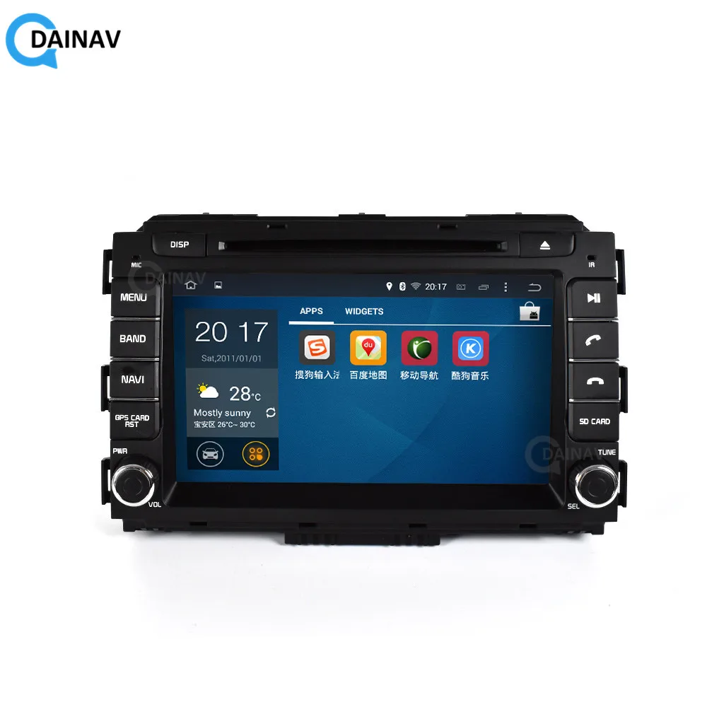 Автомагнитола 2 Din мультимедийный DVD-плеер с GPS-навигацией для Kia Carnival Sedona 2015 +