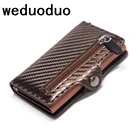 Металлический кошелек с защитой от Rfid, кредитница для удостоверения личности, для мужчин и женщин, держатель для визиток, карман для наличных и кредитных карт, чехол