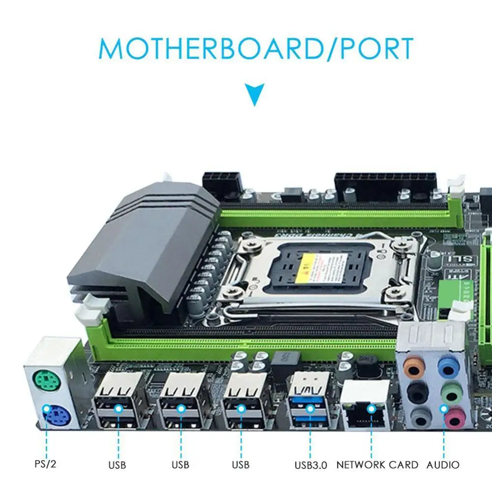 Материнская плата X79T DDR3 2011 для настольных ПК четырехканальная память процессора