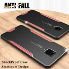 Противоударный чехол для Xiaomi Redmi Note 10 9 8 11 Pro 10S 9S 11T 8T 8A 9A 9AT, противоударный алюминиевый металлический мягкий силиконовый чехол, чехлы