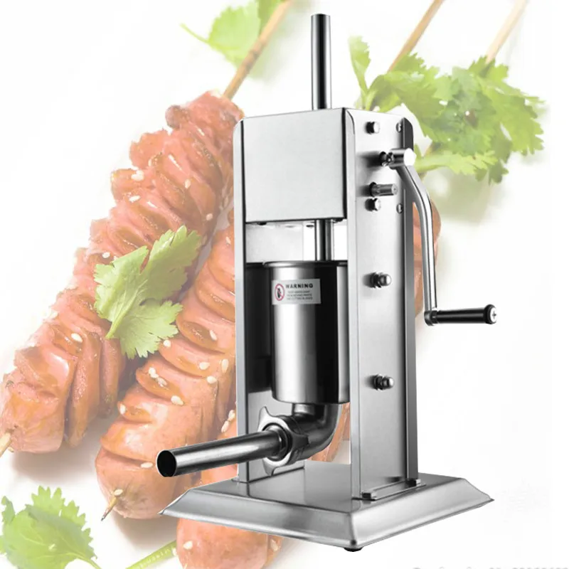 

Manual Spanish Churros Maker Stainless Steel Vertical Sausage Stuffer Meat Sausage Filling Machine