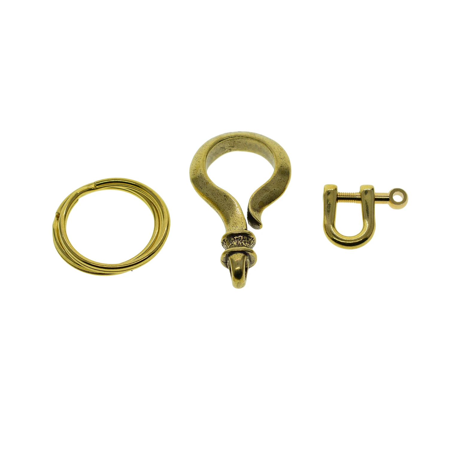 Ручной твердой латуни простота творческой вопросительного знака японский рыба