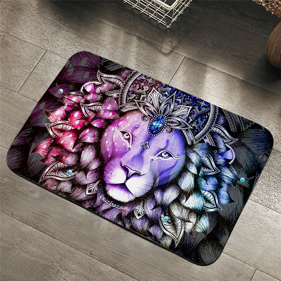 Trippy Alien by Brizbazaar ковер акварельный ковер третий глаз напольный коврик Мандала блюдце нескользящий коврик для спальни для мальчиков