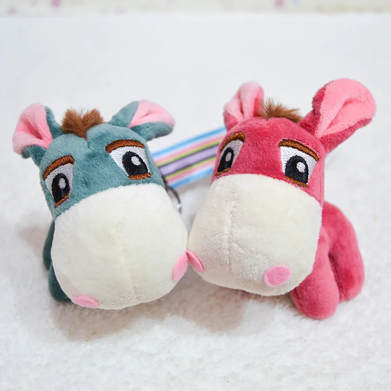 6 Colors kawaii plush Cute Cartoon Donkey Toys Stuffed Animals stitch Stylish Thanksgiving Day Keychain pendant | Игрушки и хобби