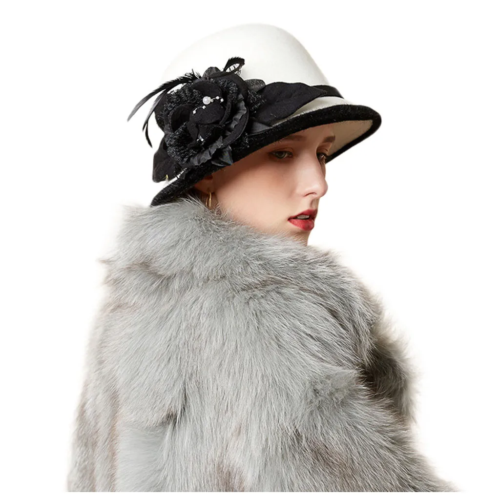 Весенняя шапка в рыбацком стиле британская шляпа с цветочным принтом модная