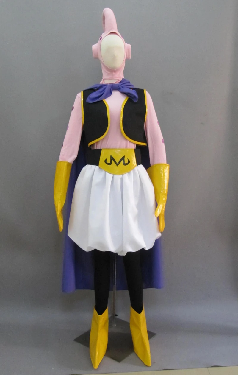 Majin Boo the fat Cosplay Costume Custom Made Any Size for Unisex Women Mens Halloween Costumes | Тематическая одежда и