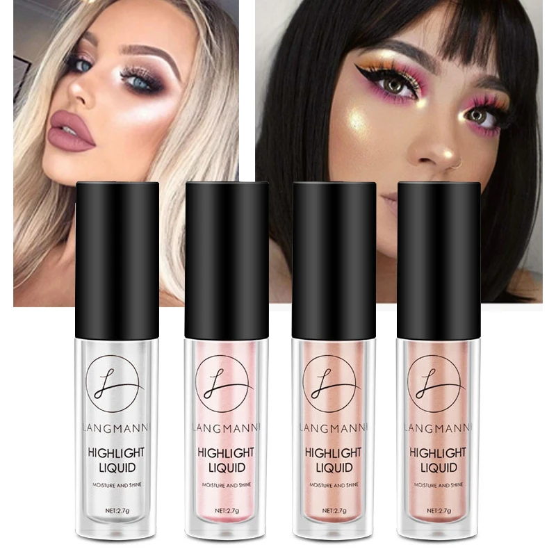 Жидкий хайлайтер макияж осветитель консилер Шиммер косметика для лица