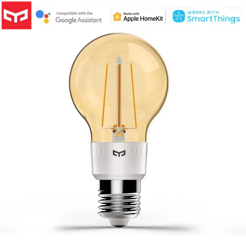 E27 светодиодный светильник лампы Йи с регулируемой яркостью умный Управление