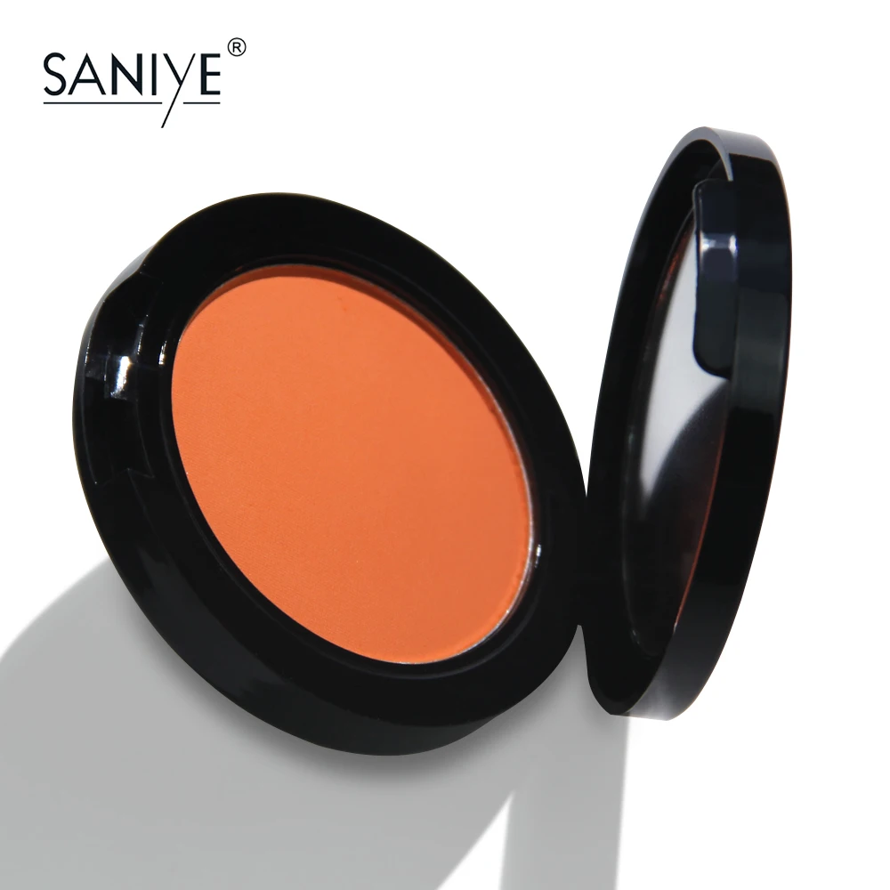 SANIYE, 6 цветов, Румяна для лица, матовая пудра, Коралловая косметика, Запеченные Румяна, палитра, макияж, E0119
